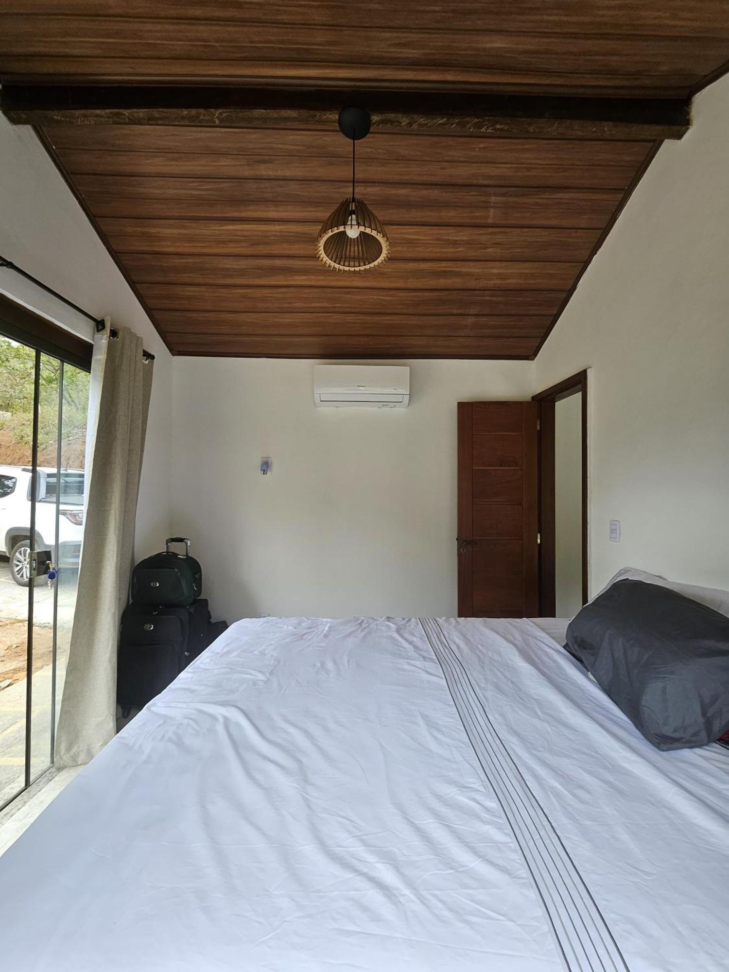 Casa Di Pedra Com Linda Vista Para Natureza - Miguel Pereira Eksteriør billede